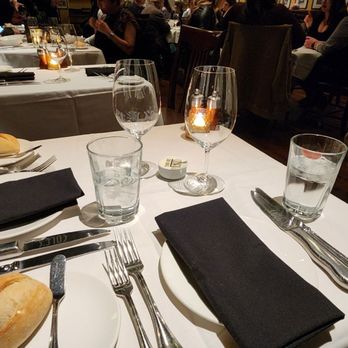 Cole's Chop House - warm bread :) I think the best table in the restaurant :) spacious and roomy for 2. - Steakhouses Near Me - Napa, California