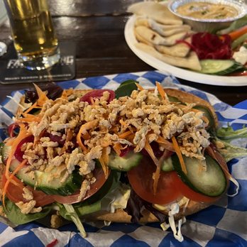 Farmstrong Brewery - Huge veggie sandwich - Breweries Near Me - Mount Vernon, Washington