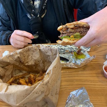 Five Guys - Bacon burger and fries - Burgers Near Me - Dublin, California