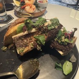 Bone marrow short rib Bone marrow short rib