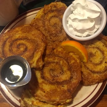 The Frog Pond - Cinnamon Roll French Toast, yum! - Breakfast & Brunch Near Me - St Pete Beach, Florida