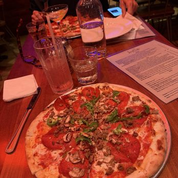 Hand Fire Pizza - Extra Peppy Funghi (12") with sausage - Pizza Near Me - Jackson, Wyoming Hand Fire Pizza - Extra Peppy Funghi (12") with sausage - Pizza Near Me - Jackson, Wyoming