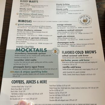 Another Broken Egg Cafe - Back side menu - Cafes Near Me - Virginia Beach, Virginia