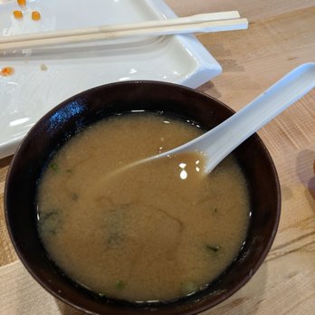 Moki Sushi - Miso soup - Sushi Bars Near Me - Champaign, Illinois
