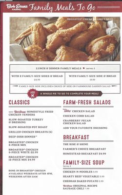 Menu photo 2 Bob Evans Monroe, MI Menu photo 2 Bob Evans Monroe, MI