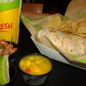Baja Fresh - Chicken Baja with mango salsa - Mexican Near Me - Livermore, California