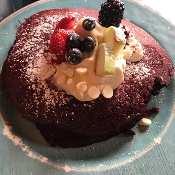 Blue Moon Cafe - Red Velvet pancake - Breakfast & Brunch Near Me - Baltimore, Maryland Blue Moon Cafe - Red Velvet pancake - Breakfast & Brunch Near Me - Baltimore, Maryland
