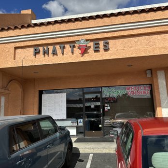 Phatties - Store front from parking lot - Mexican Near Me - Escondido, California Phatties - Store front from parking lot - Mexican Near Me - Escondido, California