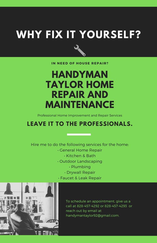 Slide of Handyman Taylor Home Repair And Maintenance