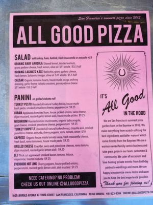 All Good Pizza by null