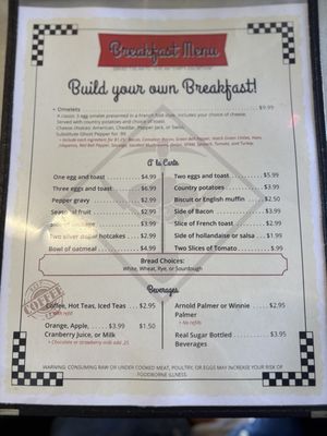 Menu photo 2 Li'l Miner Diner Gold Canyon, AZ