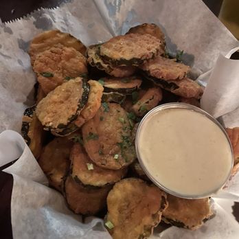 Jm Curley - Fried Pickles - New American Near Me - Boston, Massachusetts