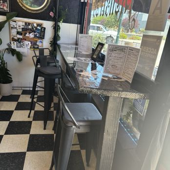 Monstros Sub Shop - Counter to eat on. Very decorative ! There are also a few tables outside. - Sandwiches Near Me - Yucaipa, California Monstros Sub Shop - Counter to eat on. Very decorative ! There are also a few tables outside. - Sandwiches Near Me - Yucaipa, California