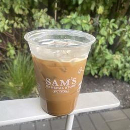 Oat milk latte Oat milk latte