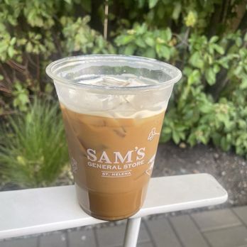 Sam's General Store - Oat milk latte - Coffee & Tea Near Me - Calistoga, California Sam's General Store - Oat milk latte - Coffee & Tea Near Me - Calistoga, California