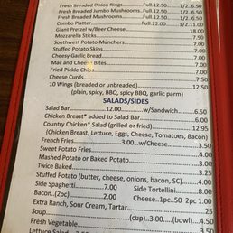 Menu Menu