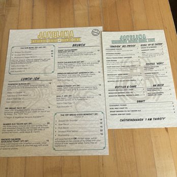 Javelina - Menu - Cocktail Bars Near Me - Portland, Oregon