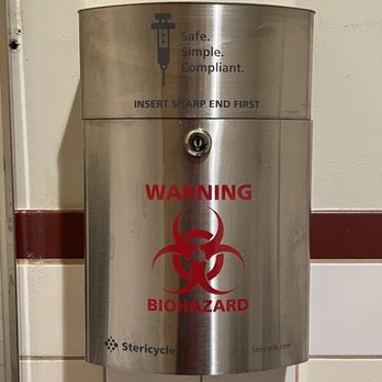 Starbucks - At least they are trying to keep the used drug needles out of the trash can and where they belong. - Coffee & Tea Near Me - Portland, Oregon Starbucks - At least they are trying to keep the used drug needles out of the trash can and where they belong. - Coffee & Tea Near Me - Portland, Oregon