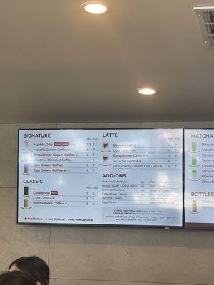 Menu photo 1 Da Vien Coffee Milpitas, CA