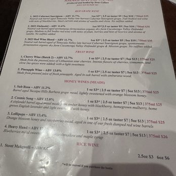 Sour Cellars - Menu - 5/2026 - Breweries Near Me - Rancho Cucamonga, California