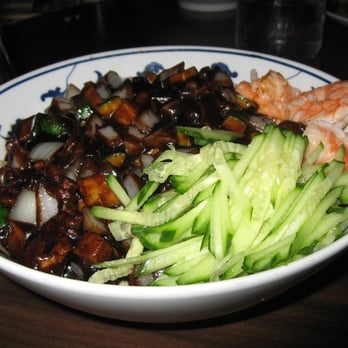 Great China - Cha Chiang mein, black bean sauce noodles - Chinese Near Me - Berkeley, California Great China - Cha Chiang mein, black bean sauce noodles - Chinese Near Me - Berkeley, California
