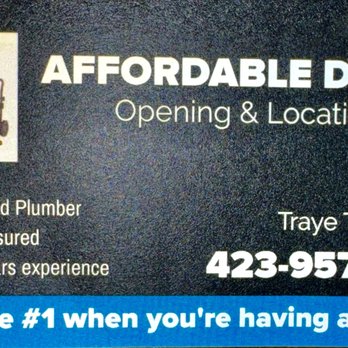 Affordable Drain - Business Card - Plumbing Near Me Affordable Drain - Business Card - Plumbing Near Me