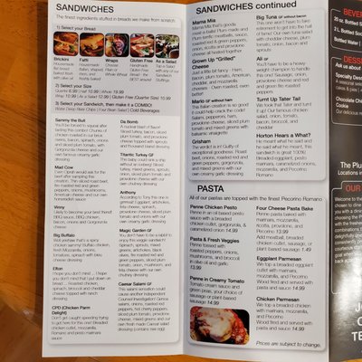 Menu photo 2 The Plum Tomato East Lyme, CT