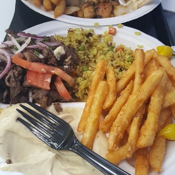 Hummus Express - Bam! Nailed it. Place is on point. Good crew, great food. Fries are awesome, everything's good so far. - Falafel Near Me - Bakersfield, California