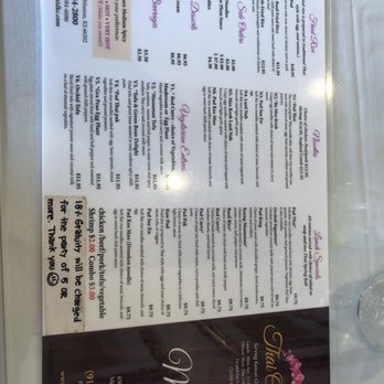 Thai Orchid - menu - Thai Near Me - Mission, Kansas