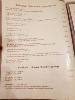 Menu photo 4 Trattoria Oberdan da Mario Bologna, BO Menu photo 4 Trattoria Oberdan da Mario Bologna, BO