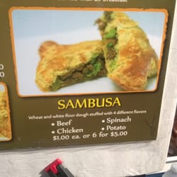 Egyptian Delights - Sambusa Menu