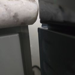 The Countertop Factory - Broken unfinished bull nose.
