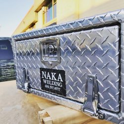 Naka Welding - Aluminium checked plate toolbox-12x12x24 =$350