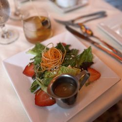 Jake's Fine Dining - Gorgeous and delicious salad that came with our entree.