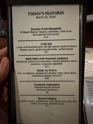 Menu photo 5 J. Alexander's Chandler, AZ