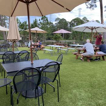 St Michael's Brewing Company - Outside seating area. - Breweries Near Me - Navarre, Florida St Michael's Brewing Company - Outside seating area. - Breweries Near Me - Navarre, Florida