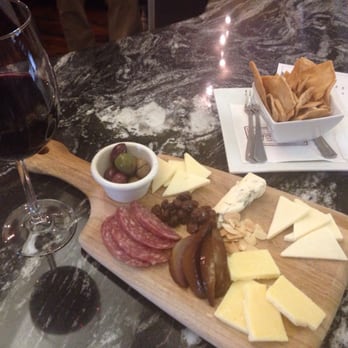 Artisan Wine & Cheese Cellar - Red wine cheese board and my Malbec - Wine Bars Near Me - Bethlehem, Pennsylvania