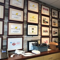 Billy's Downtown Diner - Wall of rewards