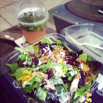specialTEA Lounge - Organic, free-range chicken bacon ranch salad and Arnaldo Palmer w/ mint leaves - Coffee & Tea Near Me - Miami, Florida specialTEA Lounge - Organic, free-range chicken bacon ranch salad and Arnaldo Palmer w/ mint leaves - Coffee & Tea Near Me - Miami, Florida