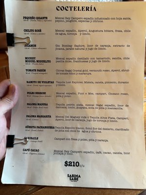 Menu photo 4 Sabina Sabe Oaxaca, OAX Menu photo 4 Sabina Sabe Oaxaca, OAX