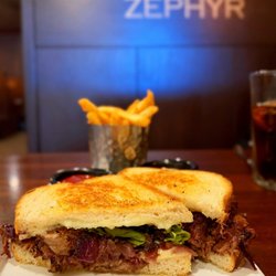 Zephyr Grill & Bar - Shredded Short Rib Sandwich (lunch menu)
