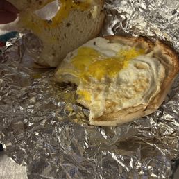 a half eaten sandwich a half eaten sandwich