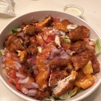 Burger 25 - BUFFALO CHICKEN SALAD - New American Near Me - Ship Bottom, New Jersey