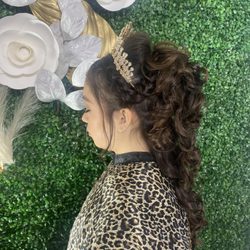 Hair done by Millie