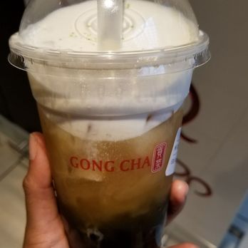 Gong Cha - Milk foam bubble green tea - Bubble Tea Near Me - Elmhurst, New York
