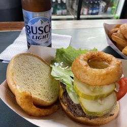 Ike's - Double cheeseburger. Simple, fresh and delicious.