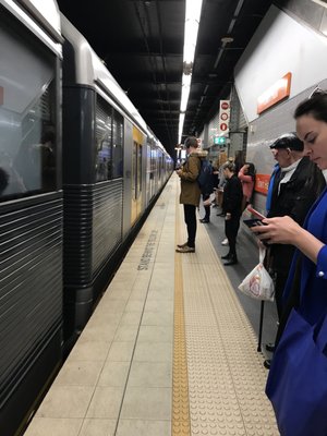 Town Hall Train Station by null