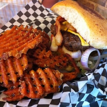 The Blue Rooster - Single Patty...on Jalapeno bun - New American Near Me - Flora, Mississippi