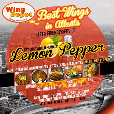 Menu photo 3 Wing Depot Atlanta, GA
