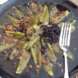 Sunshine Tea Lounge - Green peppers in garlic and black bean sauce